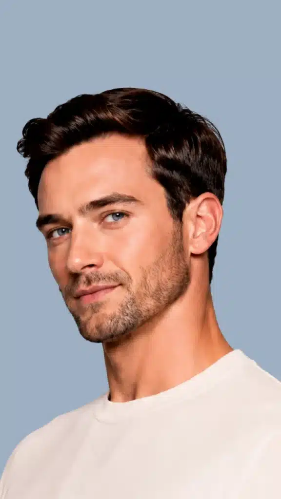 Man posing confidently